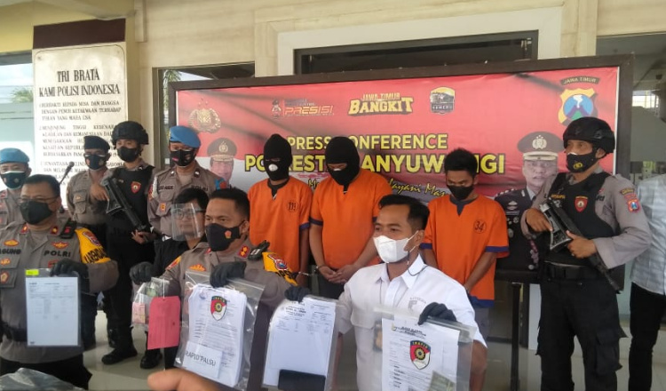 Polisi Tangkap 3 Pelaku Pemalsuan Surat Rapid Test Penyeberangan Ketapang-Gilimanuk