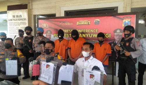 Polisi Tangkap 3 Pelaku Pemalsuan Surat Rapid Test Penyeberangan Ketapang-Gilimanuk
