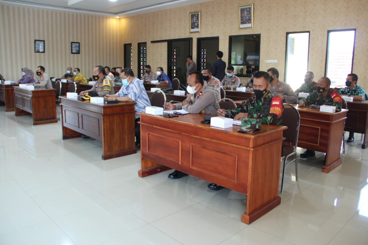 Forkopimda Mojokerto Gelar Rakor Percepatan Vaksinasi