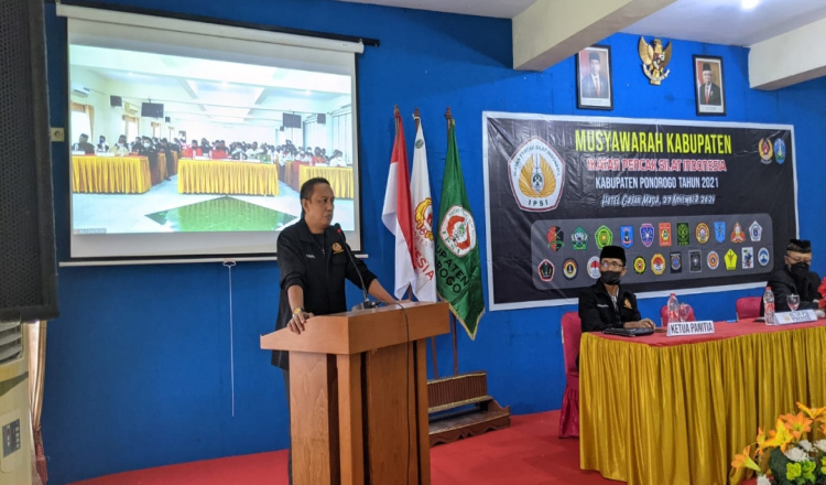 Muskab V IPSI Kabupaten Ponorogo, Rahmat Taufik: Kunci Kesuksesan dan Prestasi IPSI Ponorogo adanya Kekompakan seluruh Pengurus dan Perguruan Pencak Silat